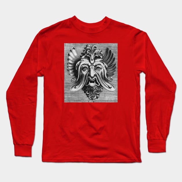 DEMON FACE (2) Long Sleeve T-Shirt by AtomicMadhouse